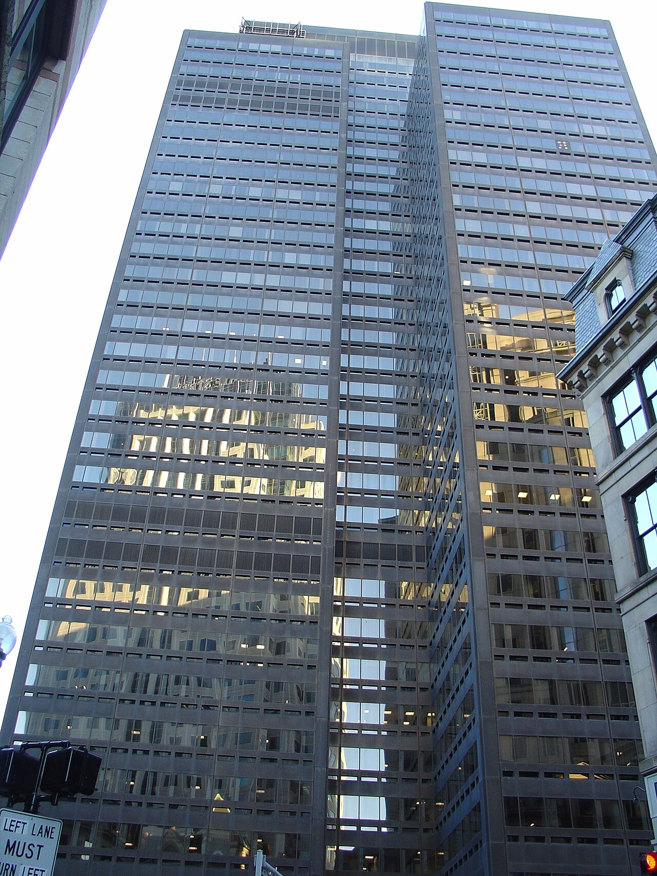 100 Summer Street rising above downtown Boston